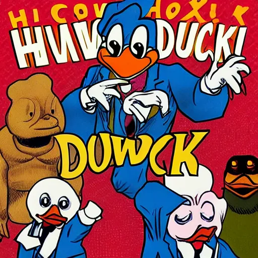 Image similar to howard the duck