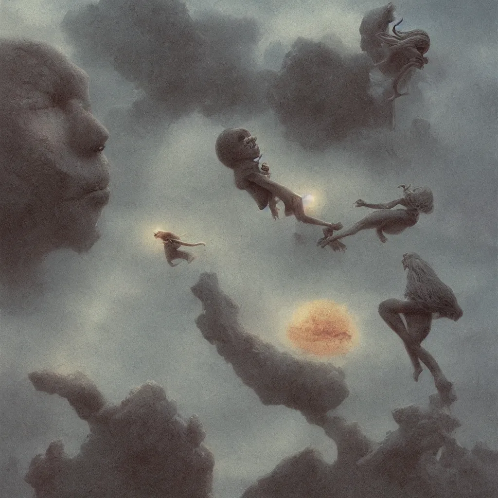 Image similar to silly unearthly being, octane render, very sharp, maurice sendak, beksinski, quint buchholz, charlie bowater, pranckevicius