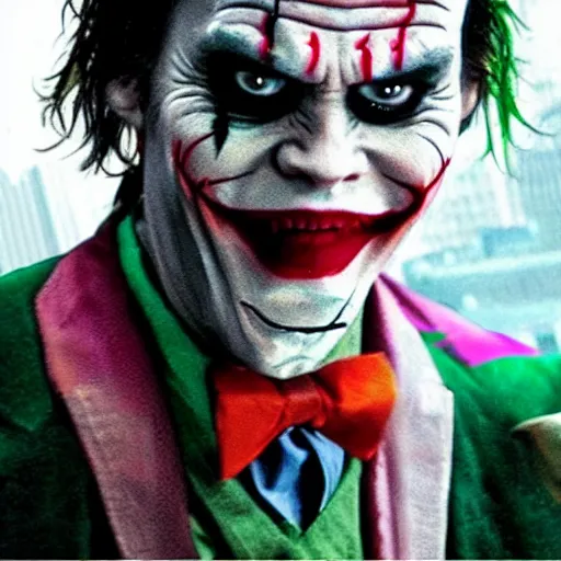 Image similar to Jim Carrey as the Joker