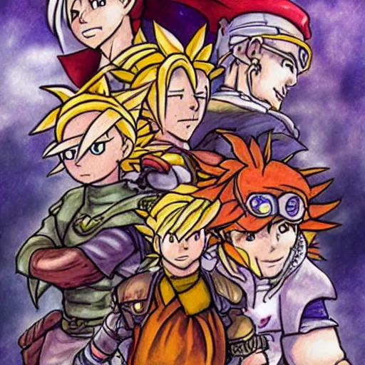 Image similar to chrono trigger fan art