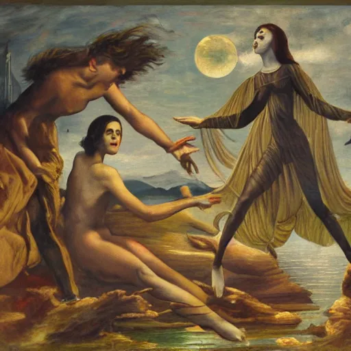 Image similar to the summoning of the muse