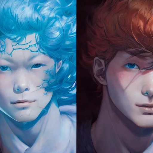 Prompt: prompt : hero portrait soft light painted by james jean and katsuhiro otomo and erik jones, inspired by evangeleon anime, smooth face feature, intricate oil painting, high detail illustration, sharp high detail