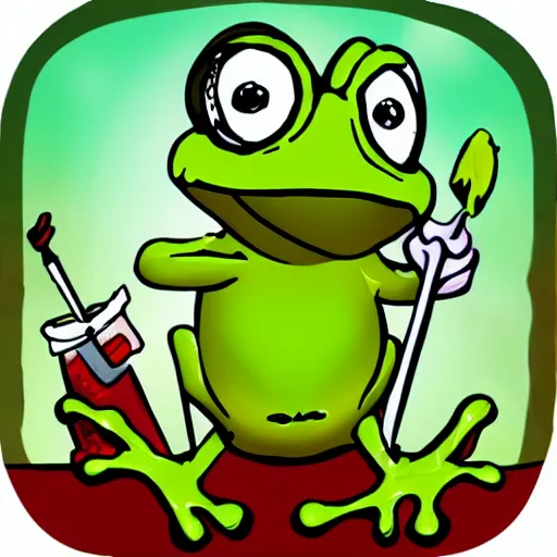 Prompt: frog doctor