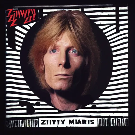 Prompt: ziggy played guitar jamming good with weird and gilly and the spiders from mars he played it left hand but made it too far became the special man then we were ziggy's band, inspired by mario martinez