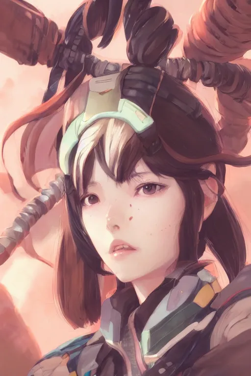 Prompt: an anime portrait of Apex Legends player, by WLOP, Stanley Artgerm Lau, Rossdraws, James Jean, Andrei Riabovitchev, Marc Simonetti, and Sakimichan, trending on pixiv