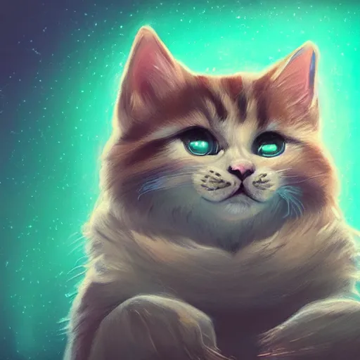 Image similar to cat theme logo, cat theme banner, cat design, a smiling cat, art photography style, trending on artstation, warm light, lovely and cute, fantasy art, 8 k resolution