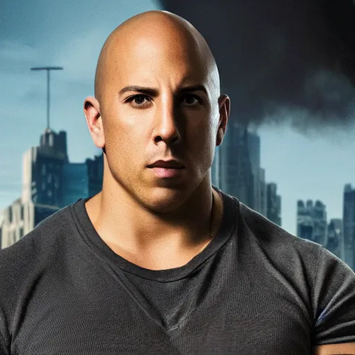 Image similar to high quality photo of dominic toretto