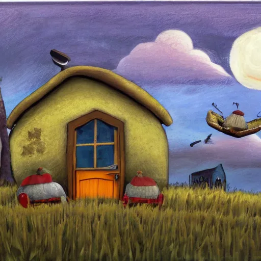 Image similar to cottage inspired by shaun tan