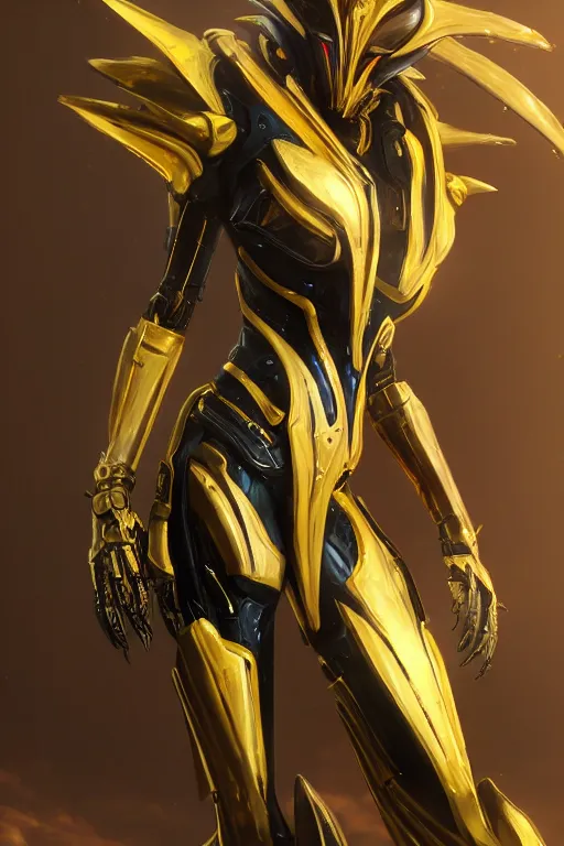 Prompt: galactic hyperdetailed elegant beautiful stunning giantess sexy hot anthropomorphic mecha female dragon goddess, sleek spines, metal ears, sleek yellow eyes, elegant smooth skin, elegant gold body, bigger than galaxy, epic proportions, epic scale, epic size, warframe destiny fanart, furry, dragon art, goddess, giantess, furaffinity, octane render