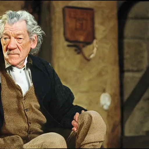 Image similar to Ian McKellen as Darby O’Gill in Darby O’Gill and the little people