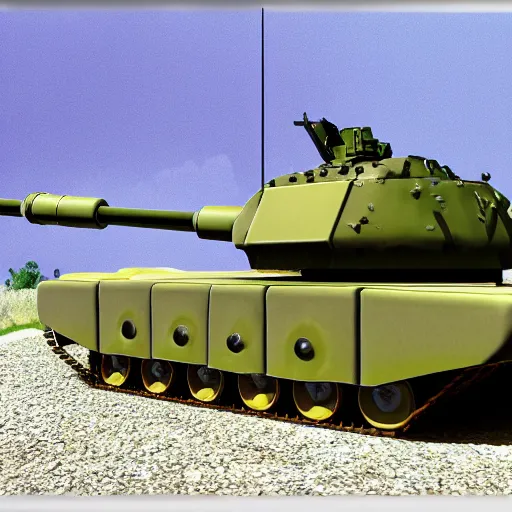 Image similar to future battle tank
