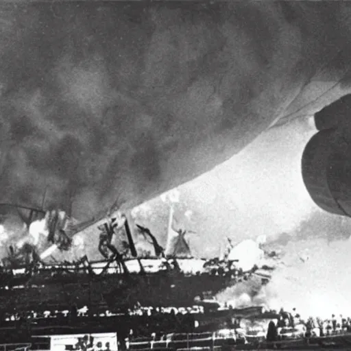 Prompt: the Hindenburg disaster