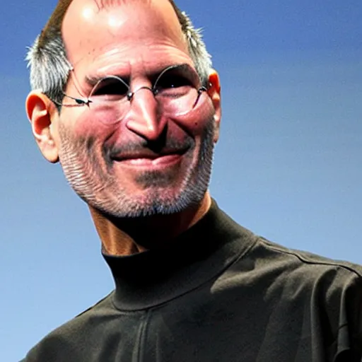 Prompt: steve jobs presenting apple's new product, a watermelon with a propeller on it