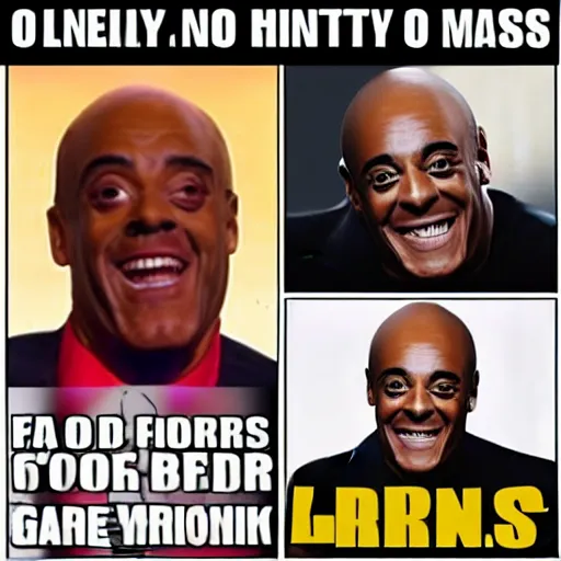 Image similar to a spicy meme of ainsley harriott