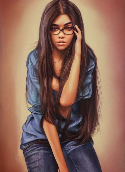 Image similar to Madison Beer realistic 3D portrait by ian spriggs