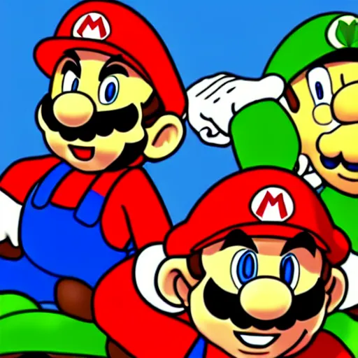 Image similar to mario bros smoking weed