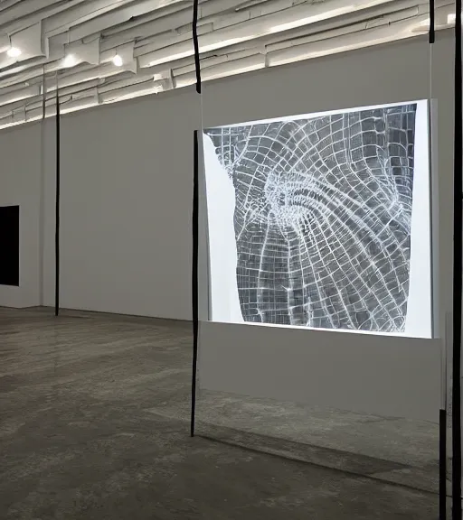 Image similar to x - ray architecture installation, art exhibition, biennale, museum, virtual