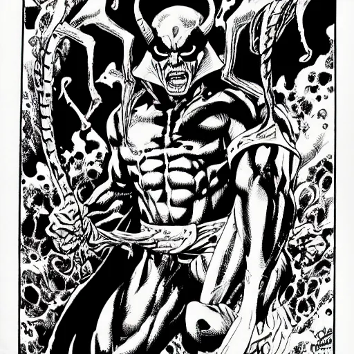 Image similar to demon by todd mcfarlane