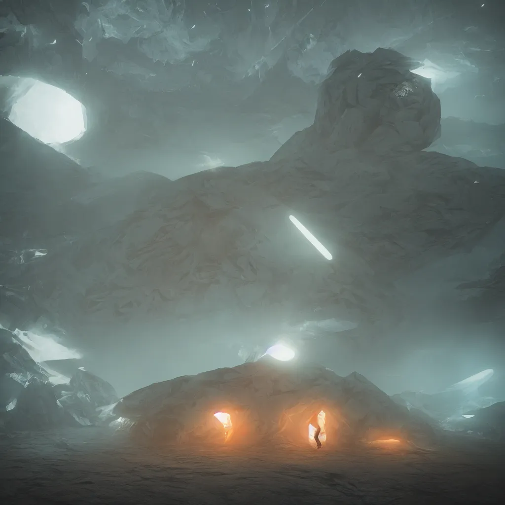 Image similar to rave night in the moon, reuben wu, jenni pasanen, epic composition, hd, octane, unreal engine, volumetric lighting, light rays, masterpiece, award - winning