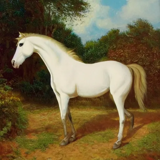 Image similar to A very very very very very very very very very very very very very very very very very very very very beautiful painting of a horse next to a cottage