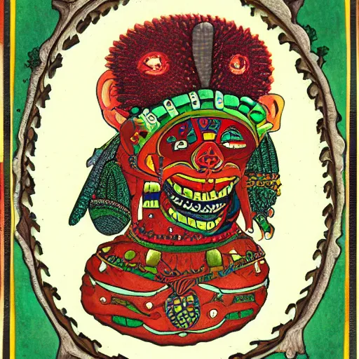 Image similar to portrait of xolotl