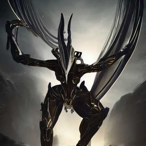 Prompt: high quality bug pov of a beautiful and stunning giant valkyr prime female warframe, preparing to sit above you, looms over you, unaware of your existence, slick elegant design, sharp claws, bug pov shot, highly detailed art, epic cinematic shot, realistic, professional digital art, high end digital art, furry art, DeviantArt, artstation, Furaffinity, 8k HD render, epic lighting, depth of field