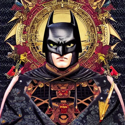 Prompt: samurai batman batman batman, ((dark fantasy)) :: by Martine Johanna and and ((Chie Yoshii)) and Casey Weldon and Guillermo del toro :: ornate, dynamic, particulate, rich colors, intricate, elegant, highly detailed, centered, artstation, smooth, sharp focus, octane render, 3d
