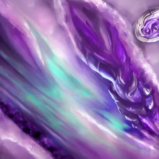 Image similar to ! dream purple infinite essence artwork painters tease rarity, void chrome glacial purple crystalligown artwork, shen rag essence dorm watercolor image tease glacial, iwd glacial whispers banner teased cabbage reflections painting, void promos colo purple floral paintings rarity