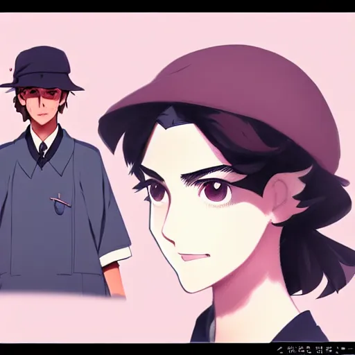 Prompt: beautiful boyish jacqueline kennedy onassis 3 / 4 nose sketches game asset overlay pink hat gapmoe yandere grimdark, trending on pixiv fanbox, painted by greg rutkowski makoto shinkai takashi takeuchi studio ghibli, akihiko yoshida