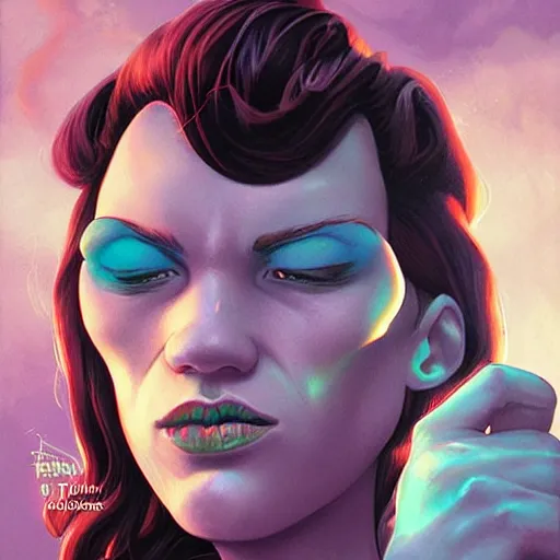 Image similar to underwater lofi shehulk portrait, Pixar style, by Tristan Eaton Stanley Artgerm and Tom Bagshaw.