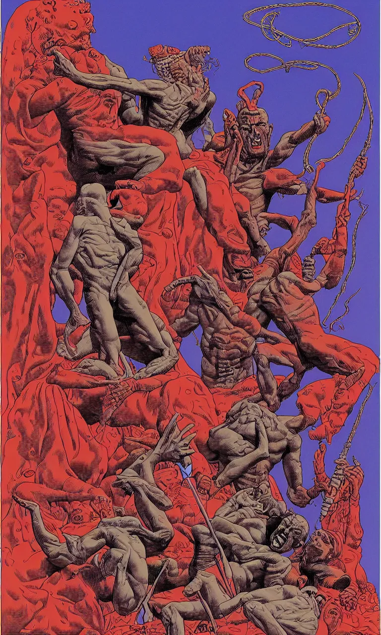 Image similar to the demonology of modern politics, by jean giraud