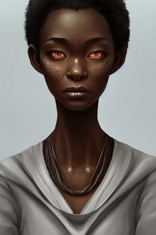 Image similar to a portrait of humanization of gloria from madagascar, grim - lighting, high - contrast, intricate, elegant, highly detailed, digital painting, artstation, concept art, smooth, sharp focus, illustration