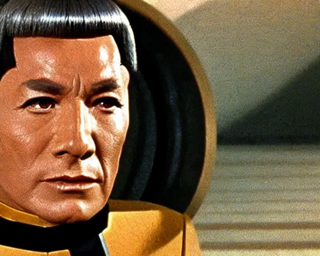 Image similar to film still from star trek, 1 9 6 8