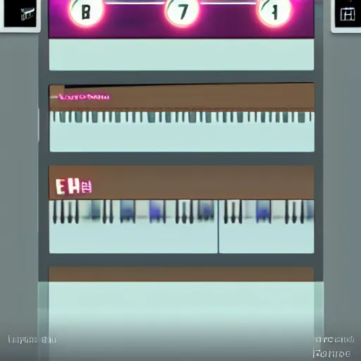 Prompt: vocaloid 6 ai, ui screenshot, piano roll