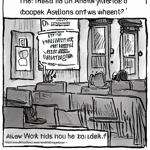 Image similar to the funniest New Yorker cartoon