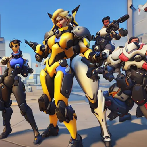 Image similar to overwatch game