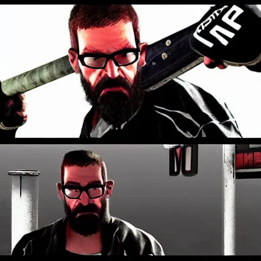 Image similar to gordon freeman in the ufc