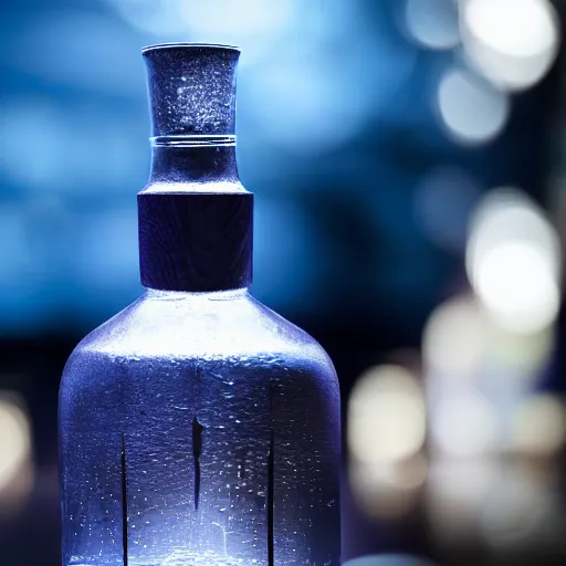 Image similar to A Vodka Bottle on the universe, 8K, Ultra Detailed, Very Impressive, smooth and sharp focus