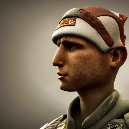 Prompt: A chicken fighter pilot, photorealistic, detailed, 8K