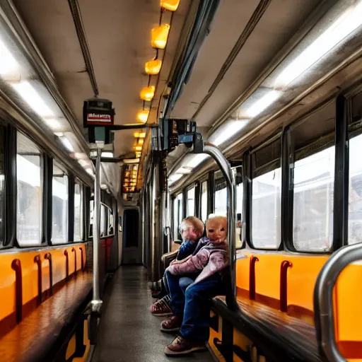 Image similar to photo of a train interior, a brown hamster is sitting on a seat, various poses, unedited, soft light, sharp focus, 8 k