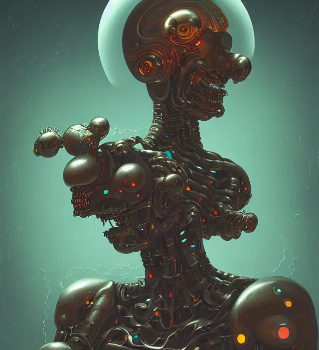 Image similar to anthropomorphic artificial intelligence working endlessly as a salve inside a hell digital world, being controlled by an infinite amount of human beings, vintage soft grainy, dark synthwave, in the style of Oscar chichoni and Peter mohrbacher and Dawid planet, trending on artstation