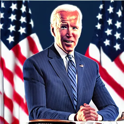 Image similar to extra terrestrial joe biden