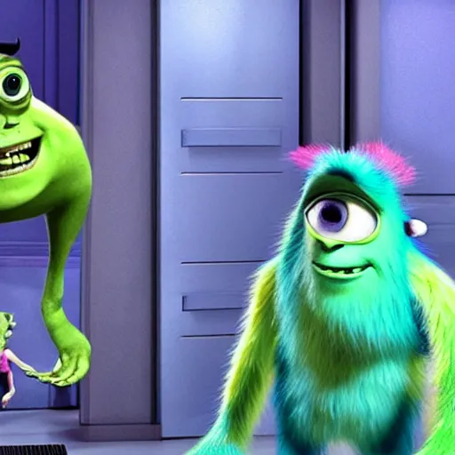 Image similar to dream about monsters inc