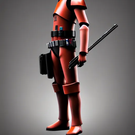 Prompt: a clonetrooper in the style of attack on titan, detailed, animation, fluid, smooth, accurate, raytracing, epic