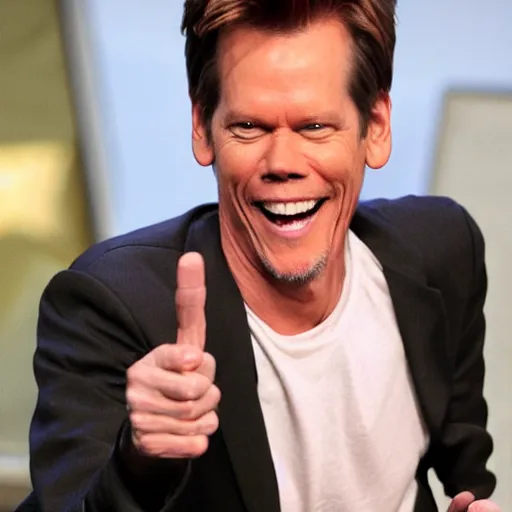 Image similar to kevin bacon as bacon