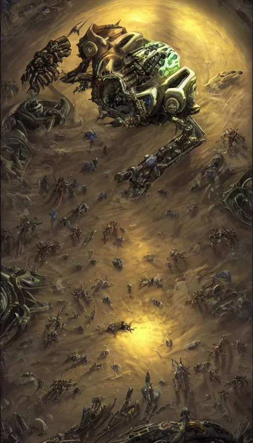 Image similar to The end of an organism, from Starcraft