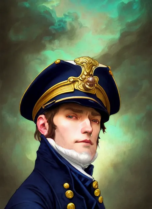 Admiral Bicorn Hat French Soldier Naval Officer Napoleon Cap