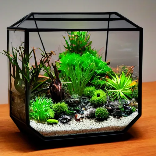 Prompt: a terrarium of terrors