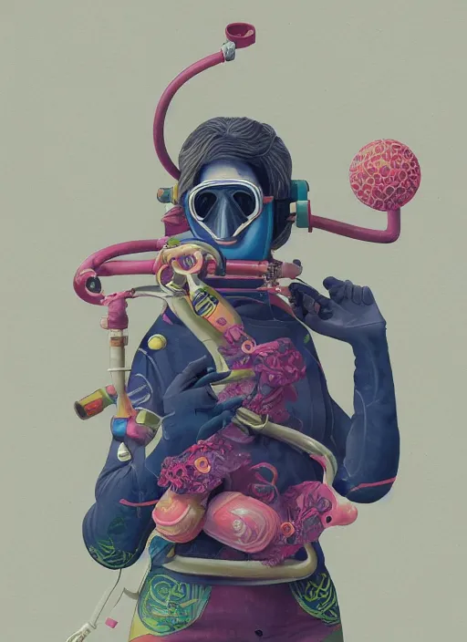 Prompt: scuba diver :: by Martine Johanna and Simon Stålenhag and Chie Yoshii and Casey Weldon and wlop :: ornate, dynamic, particulate, rich colors, intricate, elegant, highly detailed, centered, artstation, smooth, sharp focus, octane render, 3d