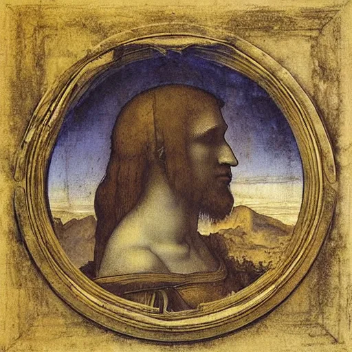 Prompt: art and blueprinta by leonardo da vinci